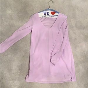 tobi mini, long sleeve dress